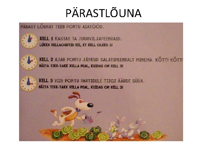 PÄRASTLÕUNA 