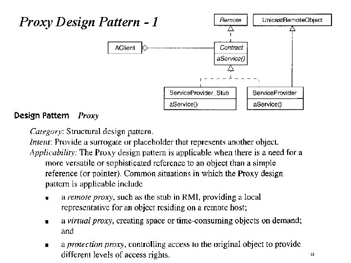 Proxy Design Pattern - 1 Bernd Bruegge & Allen H. Dutoit Object-Oriented Software Engineering:
