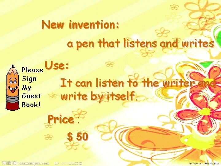 New invention: a pen that listens and writes Use: It can listen to the