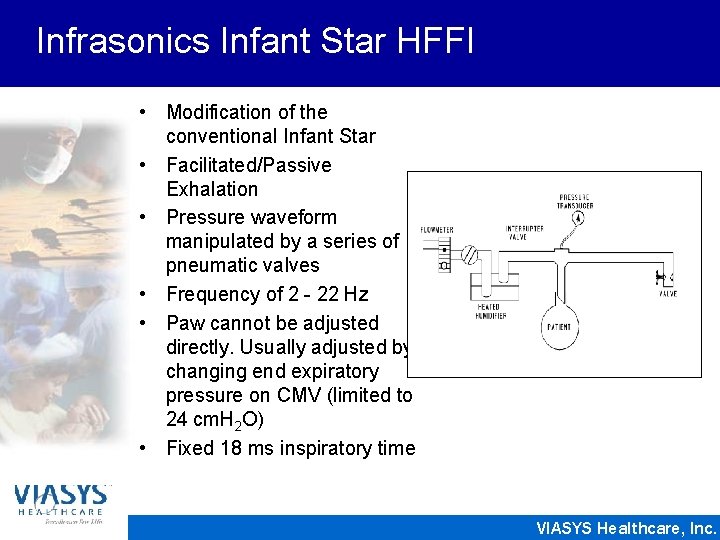 Infrasonics Infant Star HFFI • Modification of the conventional Infant Star • Facilitated/Passive Exhalation