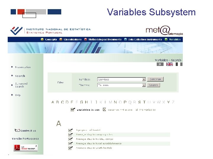 Variables Subsystem 