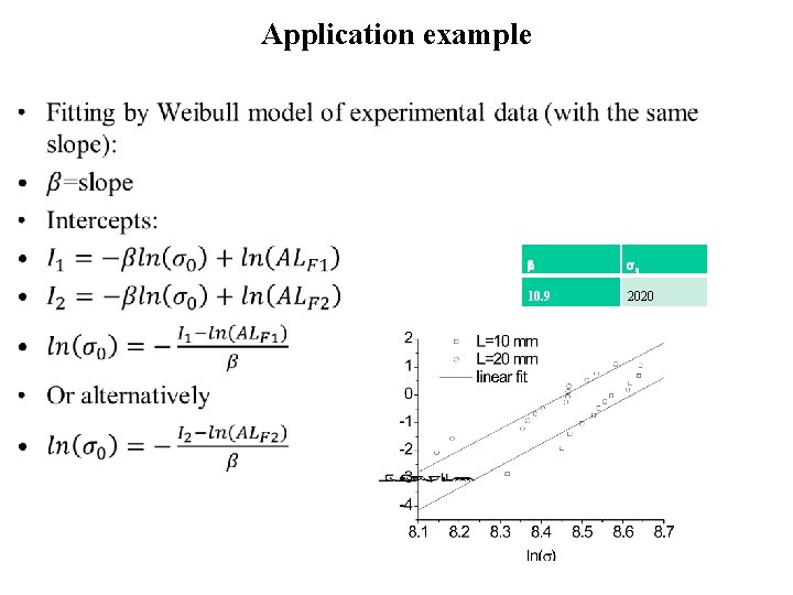 Application example • 0 10. 9 2020 