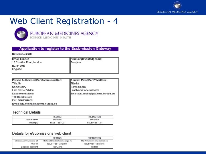 Web Client Registration - 4 