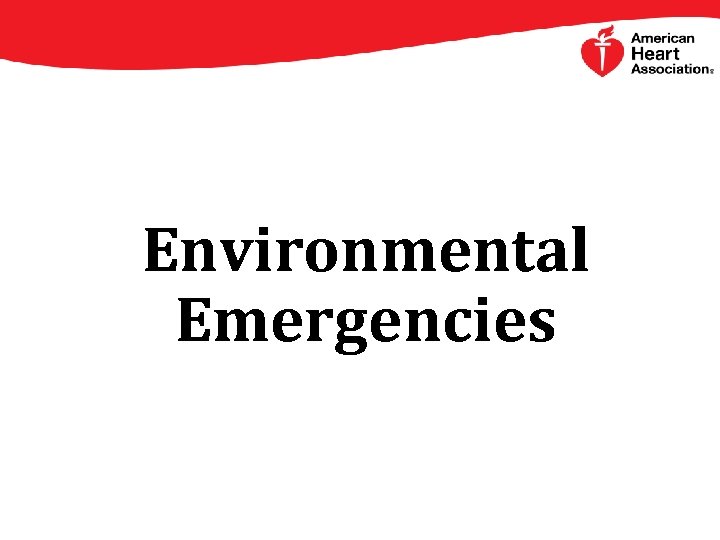 Environmental Emergencies 