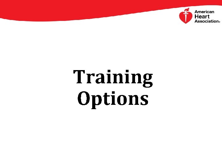 Training Options 