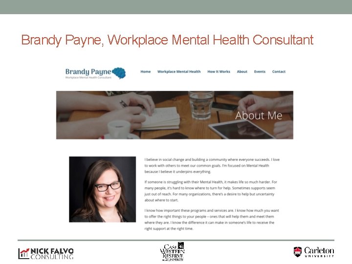 Brandy Payne, Workplace Mental Health Consultant 