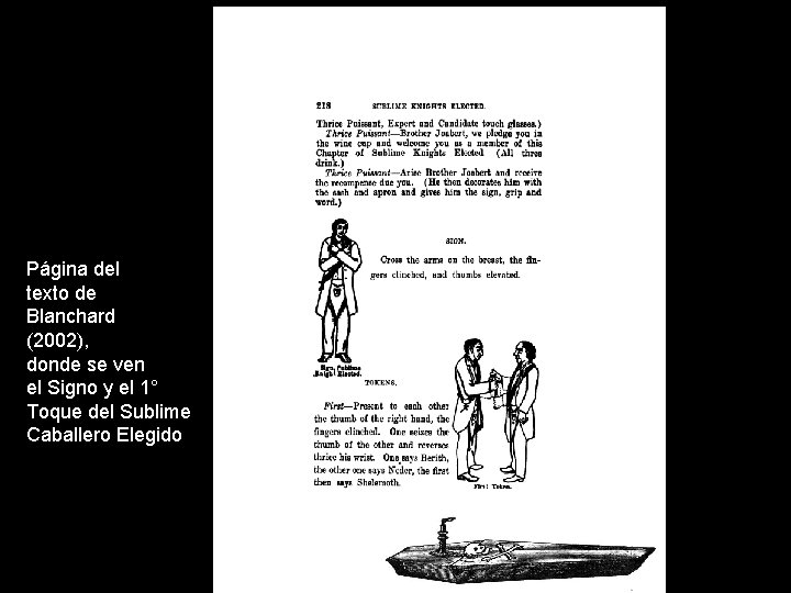 Página del texto de Blanchard (2002), donde se ven el Signo y el 1°