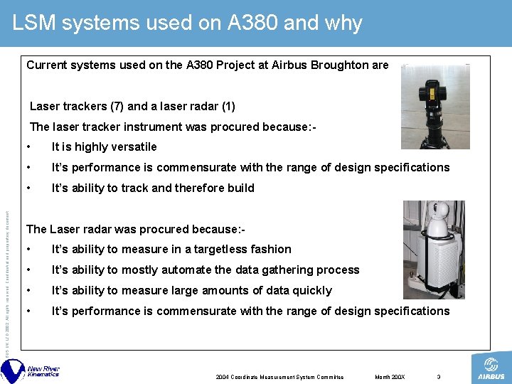 LSM systems used on A 380 and why Current systems used on the A