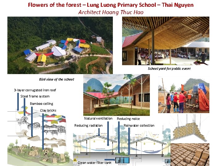 Flowers of the forest – Lung Luong Primary School – Thai Nguyen Architect Hoang