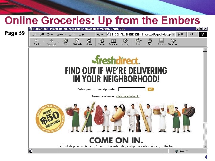 Online Groceries: Up from the Embers Page 59 4 