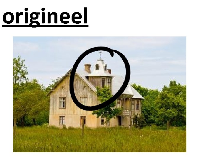 origineel 