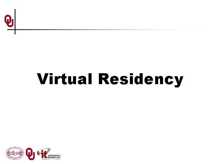 Virtual Residency 
