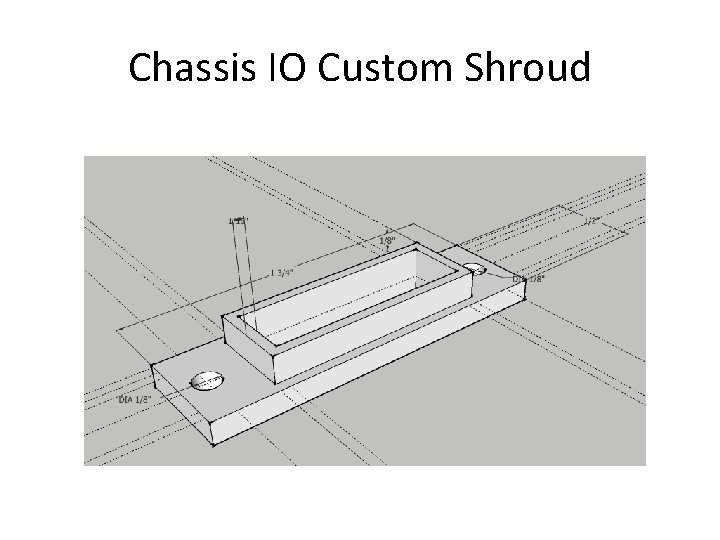 Chassis IO Custom Shroud 