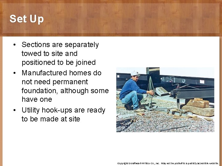 Set Up • Sections are separately towed to site and positioned to be joined