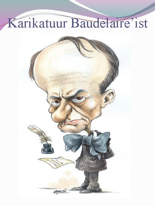 Karikatuur Baudelaire’ist 