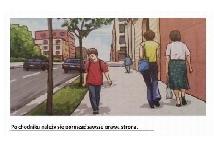 Ruch pieszych na drodze Pieszy kada osoba znajdujca