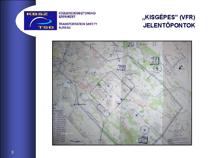 „KISGÉPES” (VFR) JELENTŐPONTOK 8 