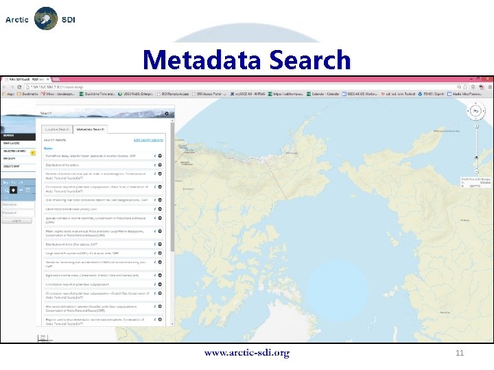 Metadata Search Name Organisation or logo 11 