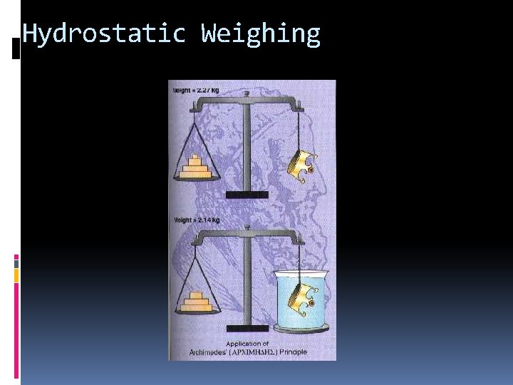 Hydrostatic Weighing 