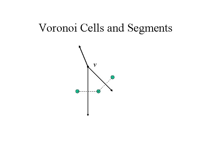 Voronoi Cells and Segments v Voronoi Cells and Segments v