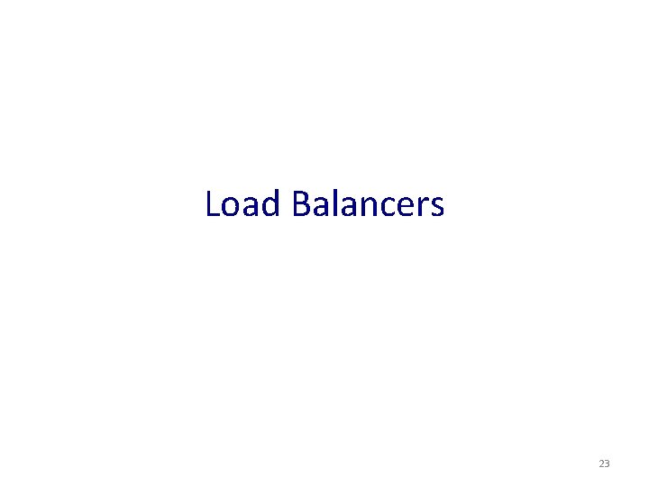 Load Balancers 23 