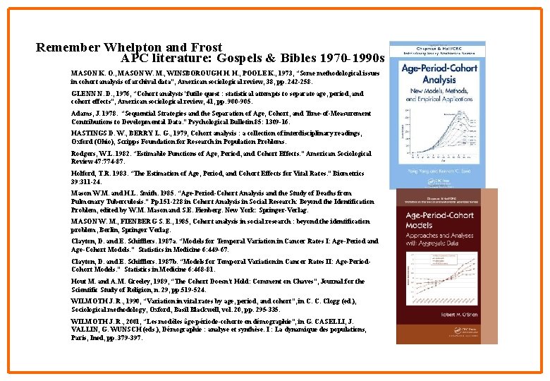 Remember Whelpton and Frost APC literature: Gospels & Bibles 1970 -1990 s MASON K.