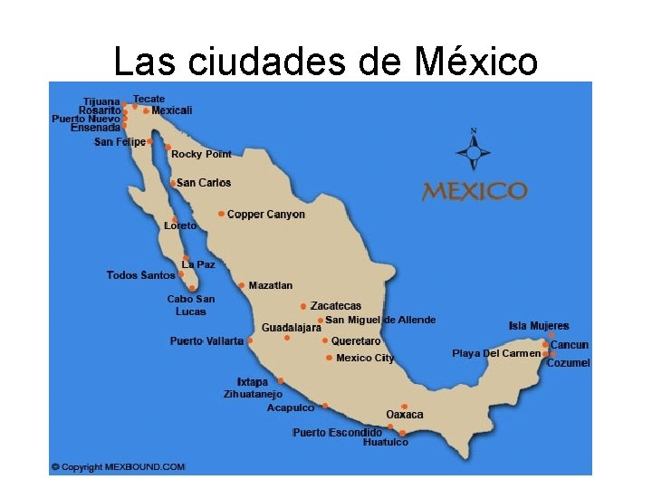 Las ciudades de México 