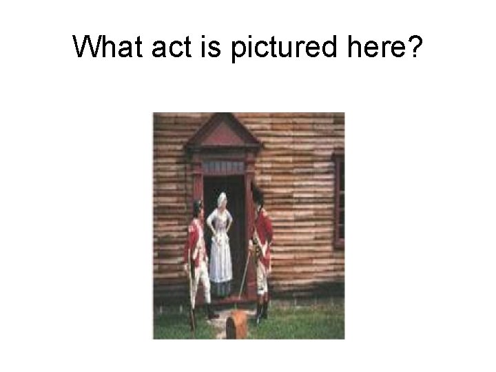 What act is pictured here? 