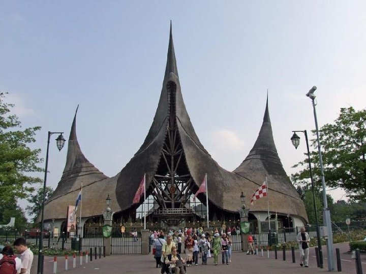 L’entrée du parc Efteling 