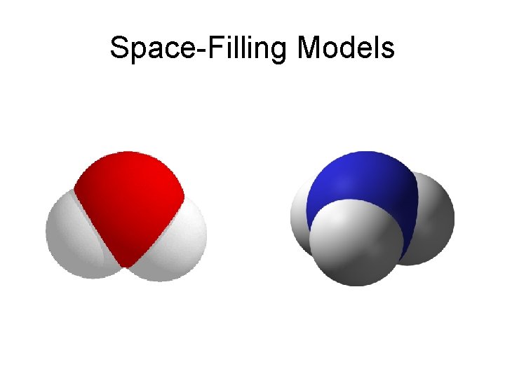 Space-Filling Models 