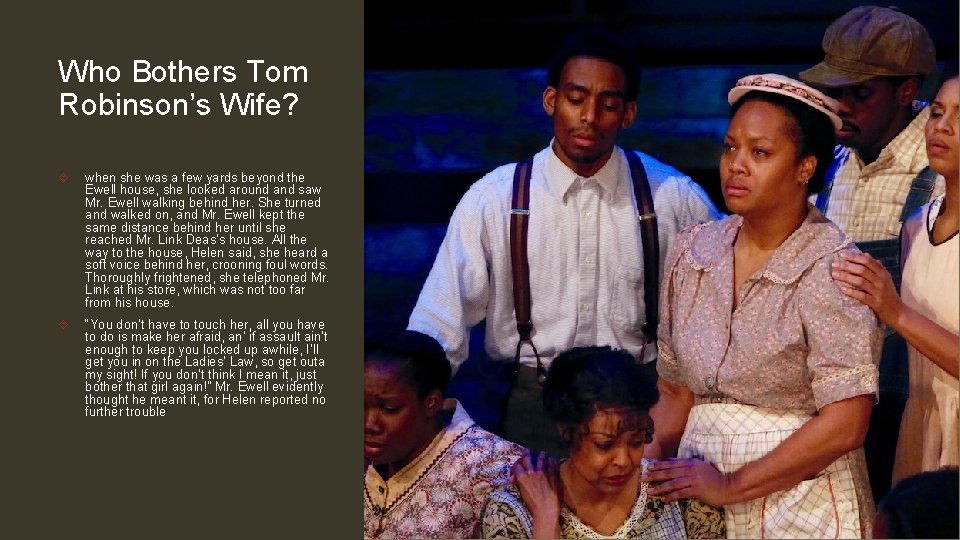 Section 8 Review The End What does Bob