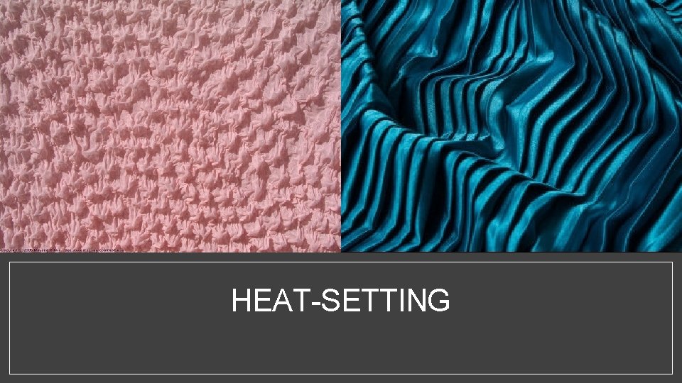 FABRIC FINISHES Definition A fabric finish is an