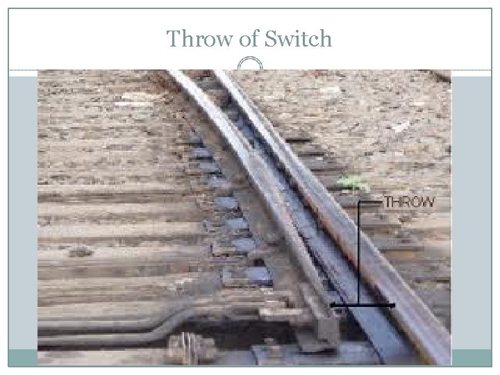 Throw of Switch 