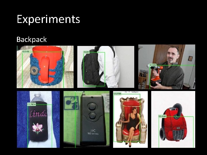 Experiments Backpack 