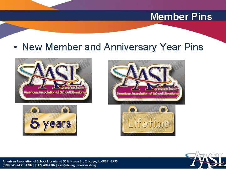Member Pins • New Member and Anniversary Year Pins 