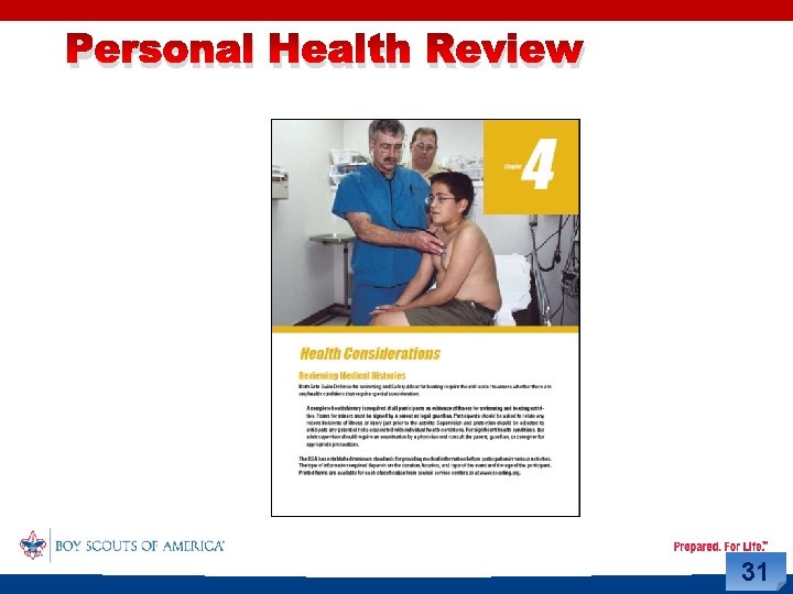 Personal Health Review 31 