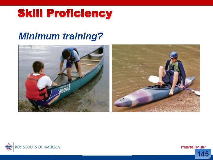 Skill Proficiency Minimum training? 145 