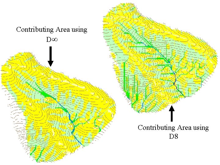 Contributing Area using D 8 