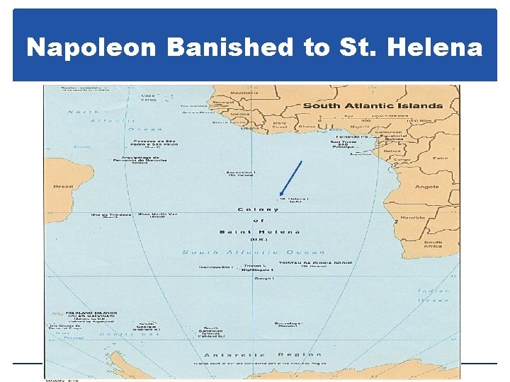 Napoleon Banished to St. Helena 