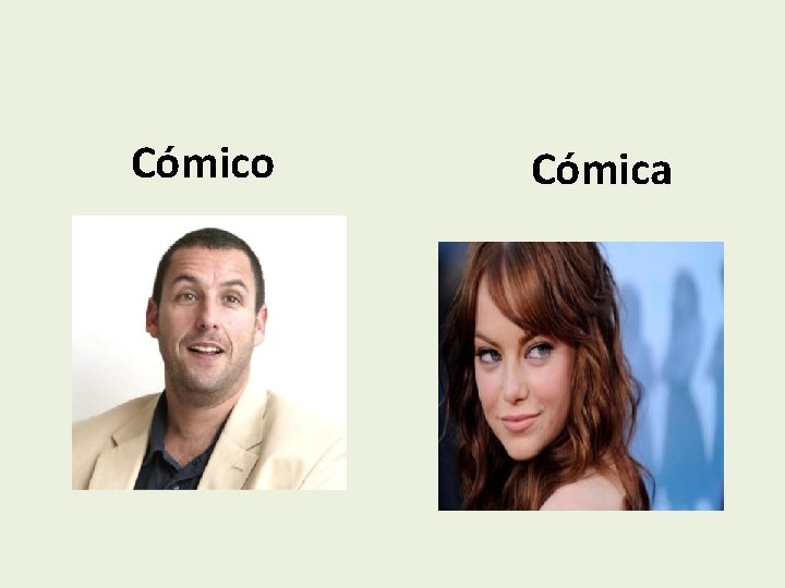 Cómico Cómica 