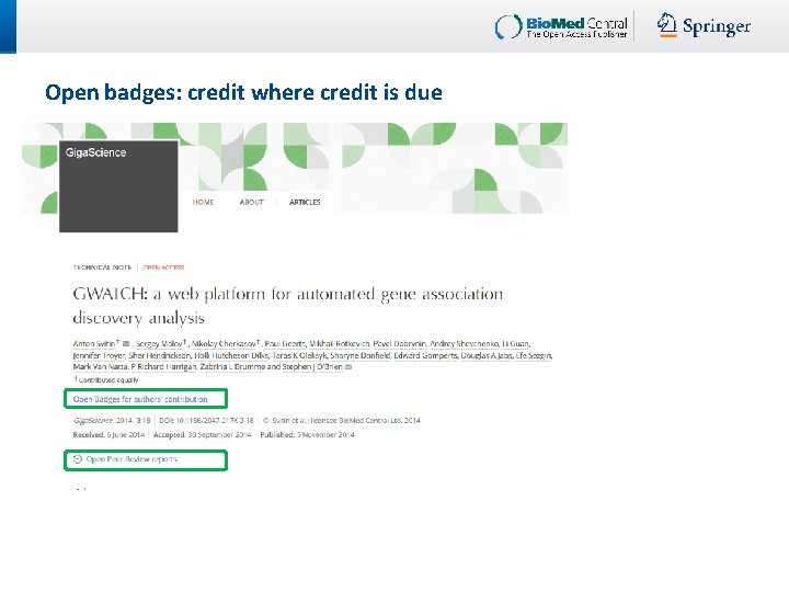 Open badges: credit where credit is due 