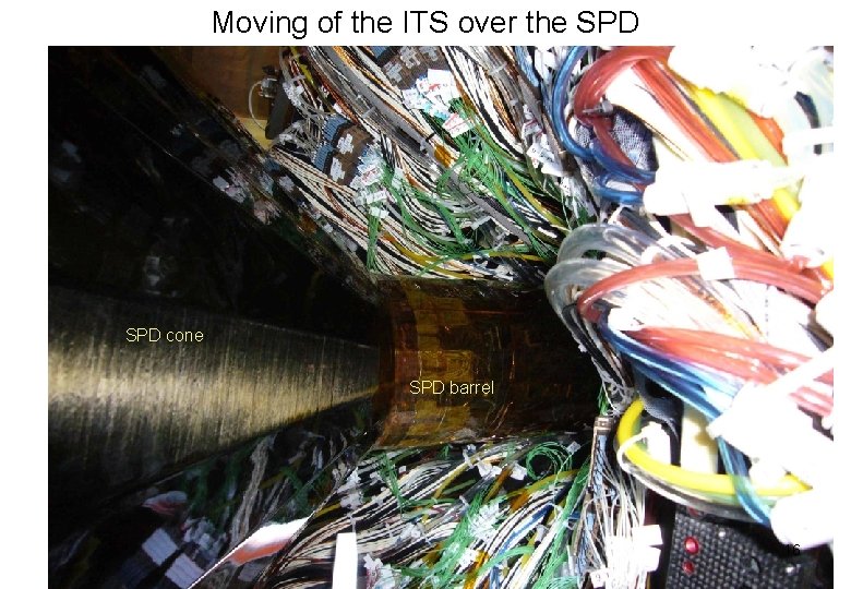 Moving of the ITS over the SPD TPC SPD cone SPD barrel SSD/SDD 16