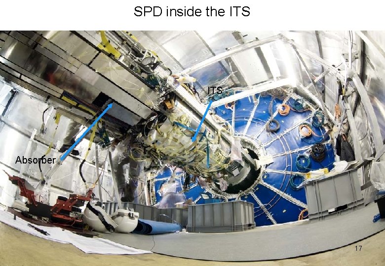 SPD inside the ITS Absorber 17 