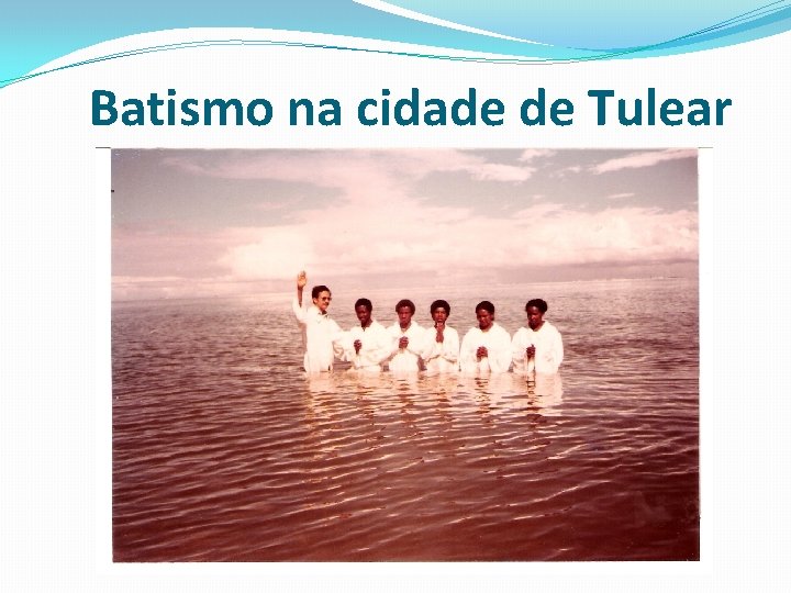 Batismo na cidade de Tulear 
