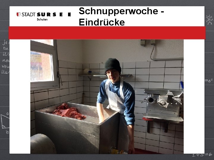 Schnupperwoche Eindrücke 