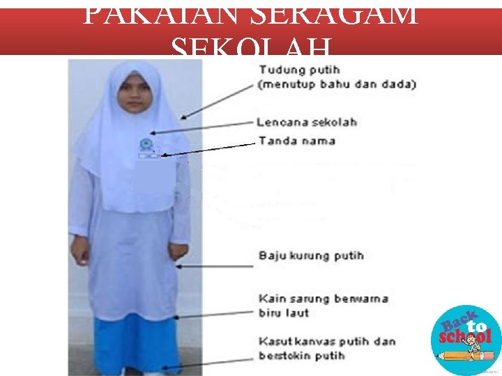 PAKAIAN SERAGAM SEKOLAH 62 