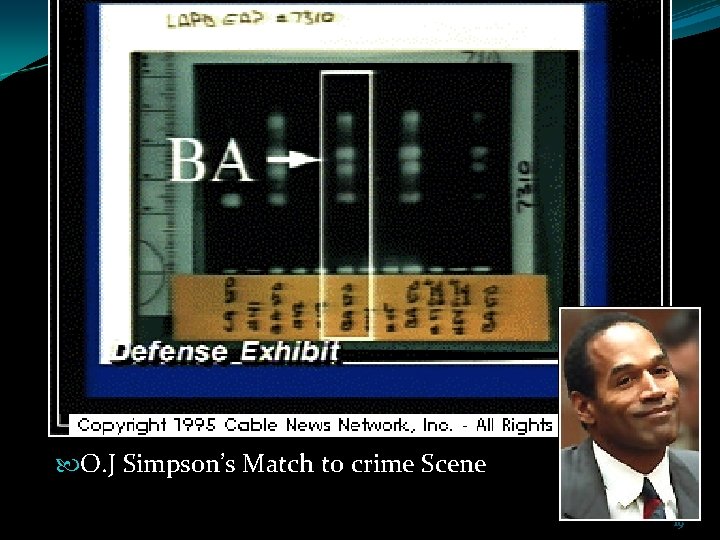  O. J Simpson’s Match to crime Scene Chapter 11 19 