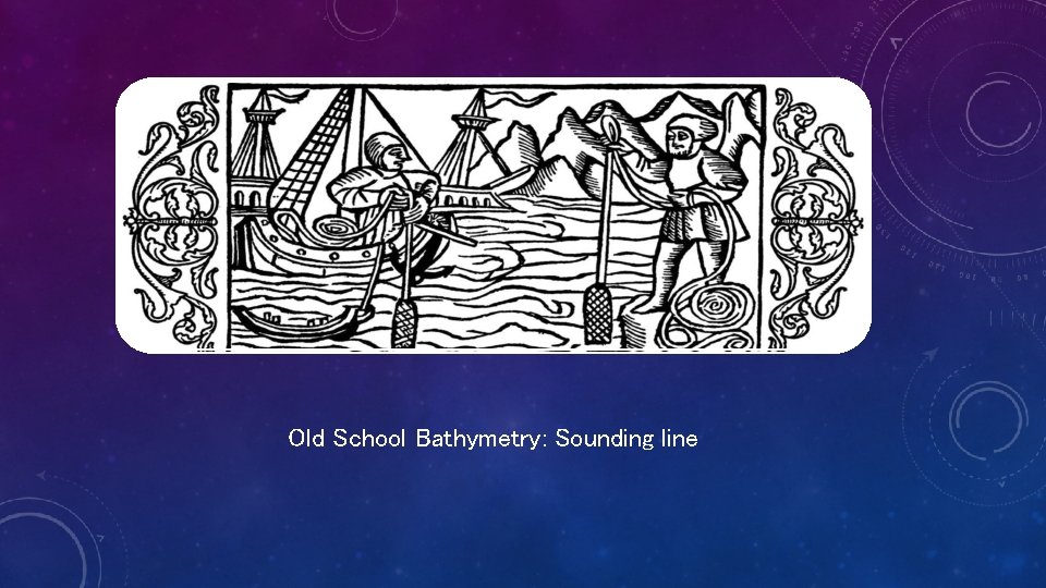 Old School Bathymetry: Sounding line 