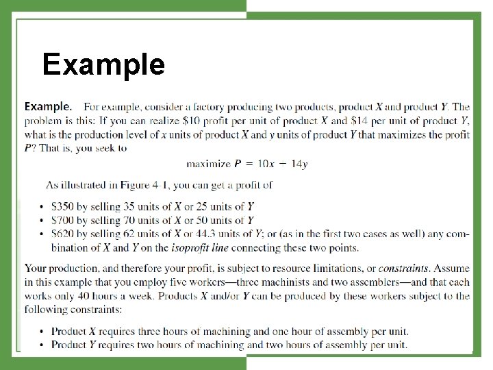 Example 