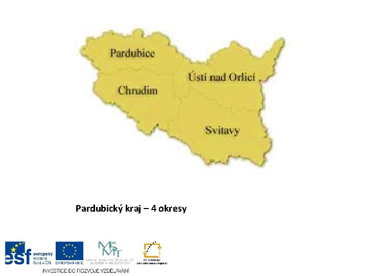 Pardubický kraj – 4 okresy 